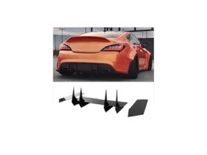 Rear Diffuser for Hyundai Genesis Coupe 2009-2016 Shark Fin Style Splitter Diffuser Spoiler