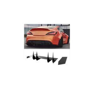 Rear Diffuser for Hyundai Genesis Coupe 2009-2016 Shark Fin Style Splitter Diffuser Spoiler