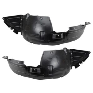 Front Inner Fender Liner Set Compatible with 2013-2016 Hyundai Genesis Coupe HY1248144 HY1249144