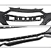 Alternative view of Front Bumper Cover Primered Compatible with Hyundai Genesis 2013 2014 2015 2016; Fit Coupe 2-Door Models Only 865112M300,