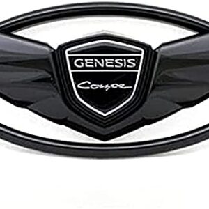 Alternative view of 2 Pieces fit Genesis Logo Front+ Trunk Stickers Emblem Badges 2010-2017 Fit Genesis Art of Speed Coupe Wing Car Accessories (Gene-Black)