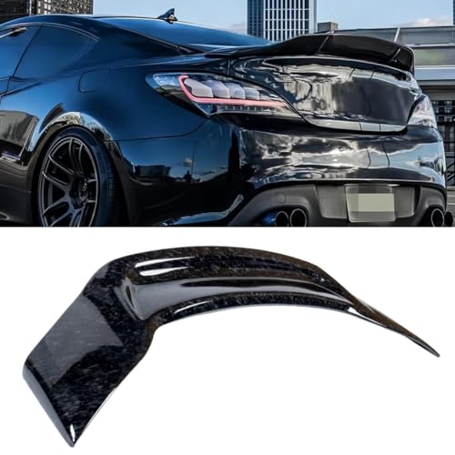 Rear Spoiler Compatible with 2010-2016 Genesis 2.0T 3.8 Coupe, R Style Duckbill Trunk Exterior High Kick Tail Deck Lid Splitter Wing Lip
