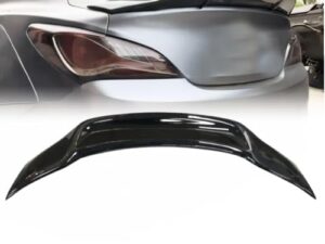 Rear Trunk Spoiler Lip for Hyundai Genesis Coupe 2009-2016, ABS Material Rear Trunk Spoiler Glossy Black Style