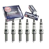 6 pc NGK Iridium IX Spark Plugs compatible with Hyundai Genesis Coupe 3.8L V6 2010-2016