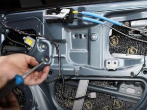 Alternative view of Front Left Driver Side Power Window Regulator without Motor Compatible with 2010-2016 for Hyundai for Genesis Coupe, 749-352