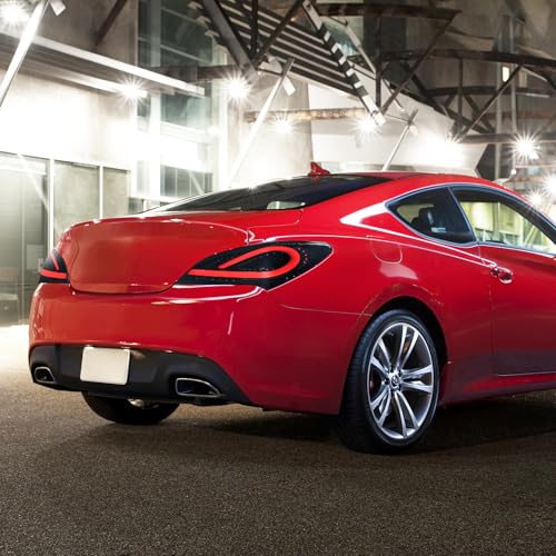Tail Lights Assembly Compatible with 2010-2016 Hyundai Genesis Coupe w/Sequential Turn Signal Tail Lamp Replacement - Image 2