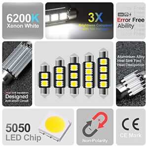 Alternative view of 11pcs Genesis LED Interior Lights Bulb Kit for Hyundai Genesis Coupe 2010 2011 2012 2013 2014 2015 2016 Super Bright 6000K Map Trunk Lights Interior LED Light Bulbs