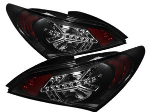 Alternative view of Spyder Auto Genesis Coupe Black Housing LED Tail Lights 2010 - 2016