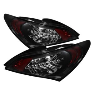 Alternative view of Spyder Auto Genesis Coupe Black Housing LED Tail Lights 2010 - 2016