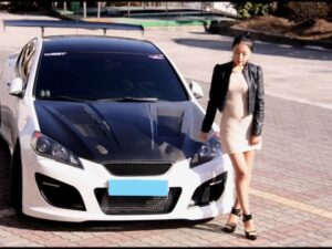 ABS Dynamics Genesis Coupe H2 Carbon Fiber Hood 2010 - 2012