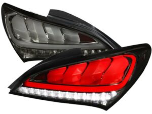 Spec-D Genesis Coupe Chrome Housing Smoked Lens Sequential LED Tail Lights 2010 – 2016