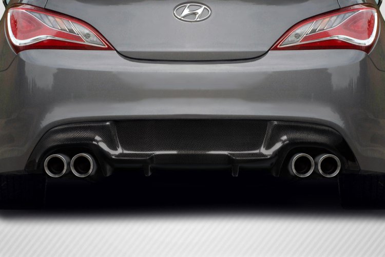Carbon Creations Genesis Coupe Twins Carbon Fiber Rear Diffuser 2010 – 2016 - Image 4
